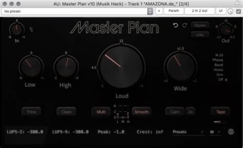 Test Musik Hack Master Plan Mastering Plug In Amazona De