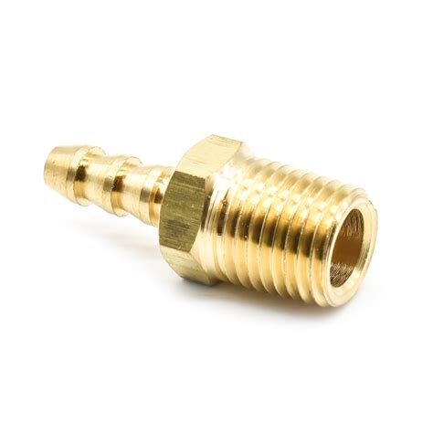 Interstate Pneumatics FM43 Brass Hose Barb Fitting Connector 3 16