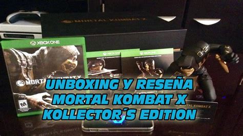 Unboxing Mortal Kombat X Kollector´s Edition Y Reseña Del Juego Youtube