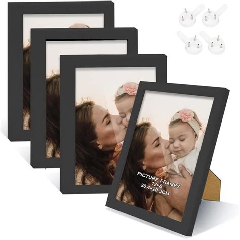 Lot De Cadre Photo X Cm Noir Cadres Noir X Cm Pour Formats