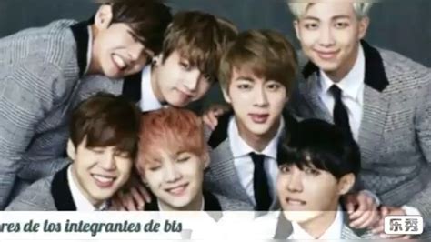 Bts Integrantes Nombres