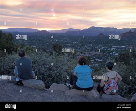 Sedona arizona sunset airport overlook hi-res stock photography and ...