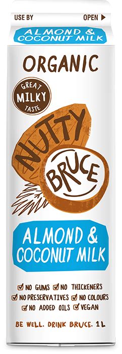 Nutty Bruce Almond Coconut Milk Drink Bruce Australia