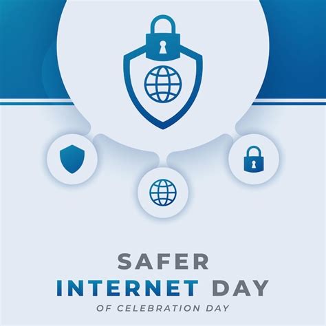 Premium Vector Happy Safer Internet Day Celebration Design