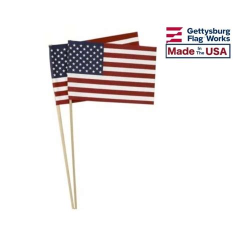 American stick flag 8x12 inches