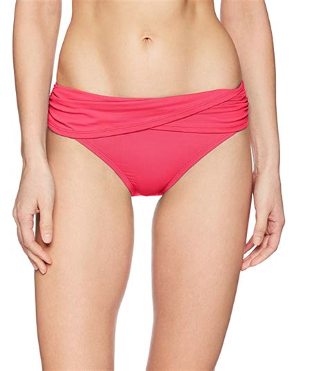 Bleu Rod Beattie Women S Sarong Hipster Bikini Bottom RBKK18511 Cherry