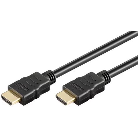 CÂBLE HDMI HAUTE Vitesse avec Ethernet Noir Longueur 2 00 M EUR 2 77