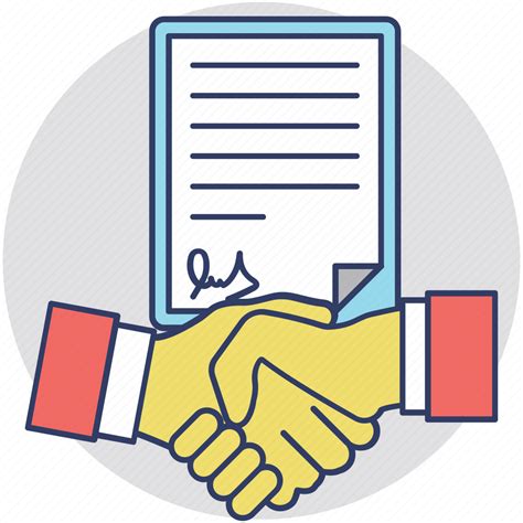 Agreement Contract Job Contract Payment Plan Work Contract Icon