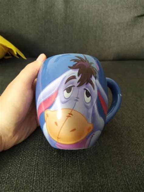 Disney Tams Winnie The Pooh Eeyore Large Ceramic Barrel Mug Vgc