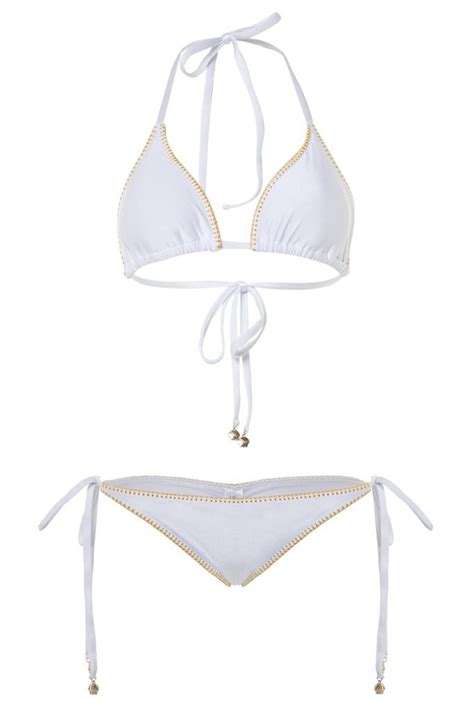 Bikini Bronceador Alexa Blanco Oleaje Swimwear