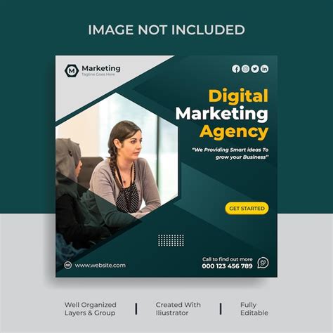 Premium Vector Digital Marketing Social Media Or Instagram Post