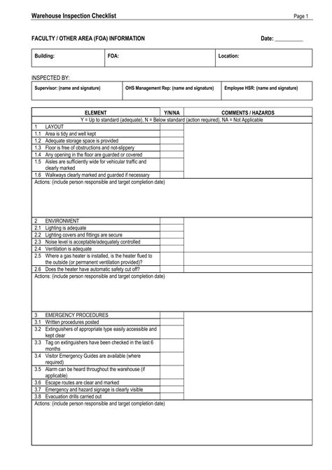 warehouse-checklist.doc