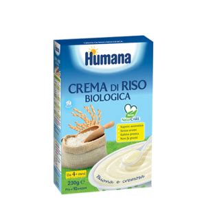 Humana Creme Ai Cereali Bio Farmasanitaria Dolce Infanzia Aversa