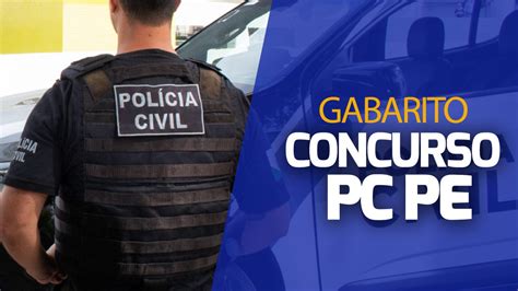 Gabarito Oficial PCPE 2024 Sai Pelo Cebraspe Veja Consulta