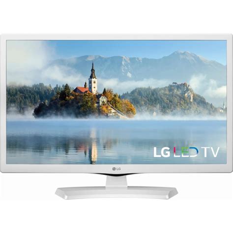 LG - 24" Class - LED - 720p - Smart - HDTV - White - TV-Sizes