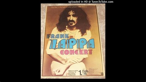 Frank Zappa Titties And Beer The Black Page Jones Crusher