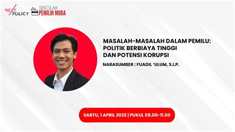 Spm Masalah Masalah Dalam Pemilu Politik Berbiaya Tinggi Dan