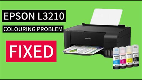 Fix Epson L3210 Coloring Problem Easy Steps Youtube