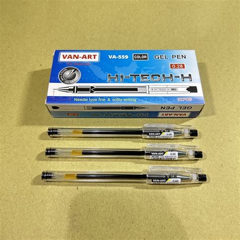 Jual Pulpen Gel Pen Hi Tech Van Art 559 Isi 12 Pcs Shopee Indonesia