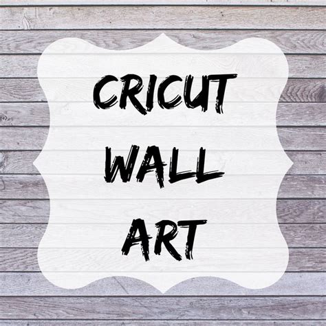 Cricut wall art projects board | Wall art, Art projects, Cricut