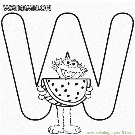 Elmo Alphabet Coloring Pages - Coloring Home