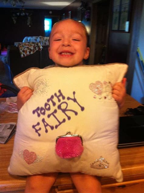 Diy Tooth Fairy Pillow With Gems And Glue