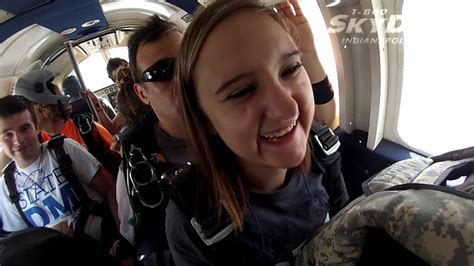 Kristen Frazier S Tandem Skydive Youtube