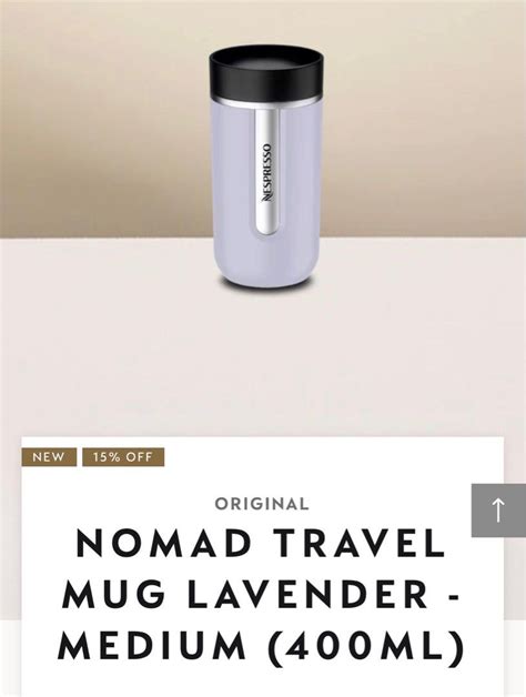 Nespresso Nomad Travel Mug Lavender Medium Ml Furniture