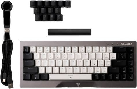 Gamdias Hermes M Hybrid Rgb Mechanical Keyboard Wired Wireless