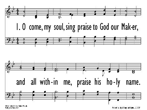 O Come My Soul Sing Praise To God Gray Psalter Hymnal Hymnary Org