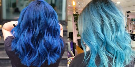 Blue Balayage El Tinte Fantasía Ideal Para Las Amantes Del Color Azul