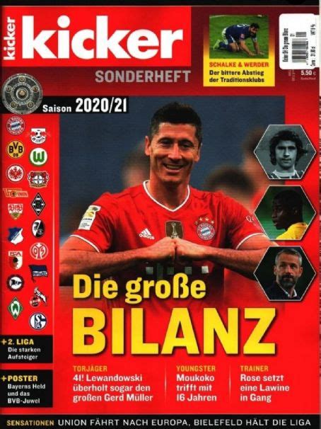 Robert Lewandowski, Kicker Magazine 13 July 2021 Cover Photo - Germany