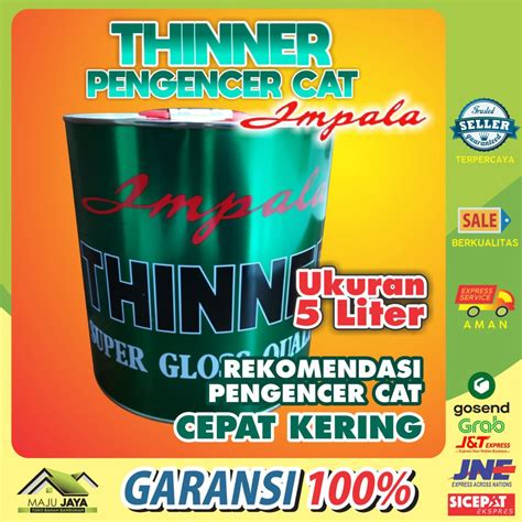 Jual Thinner Impala Thiner Pengencer Cat Minyak Besi Kayu Tiner Impala