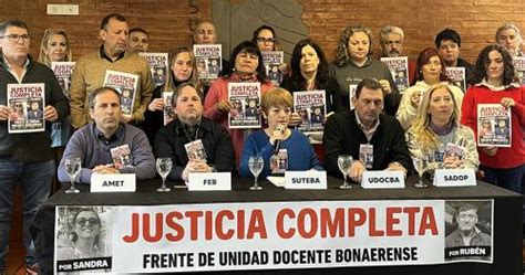 Conferencia De Prensa Del Fudb Justicia Completa Por Sandra Y Rub N