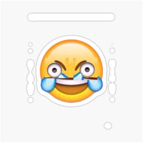 "laughing crying emoji" Sticker by roseloveswillne | Redbubble