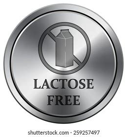 Lactose Free Icon Internet Button On Stock Vector Royalty Free