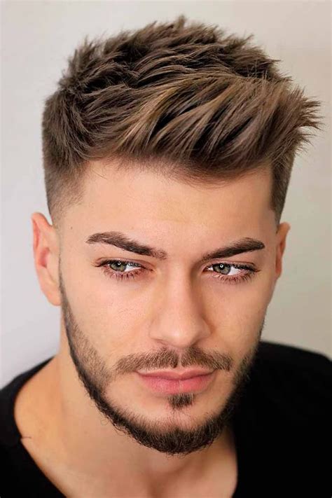 Taper Haircut Brushed Up Men Haircut Styles Trending Hairstyles