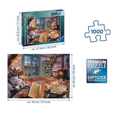 Ravensburger No 6 My Haven The Cosy Shed 1000 Piece Jigsaw Puzzle