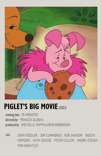 Filmposter Piglet's big movie