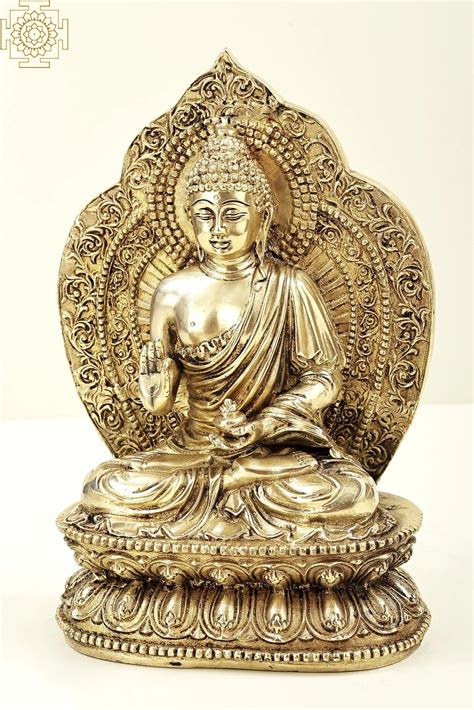 Tibetan Buddhist Deity Medicine Buddha Brass Buddha Brass