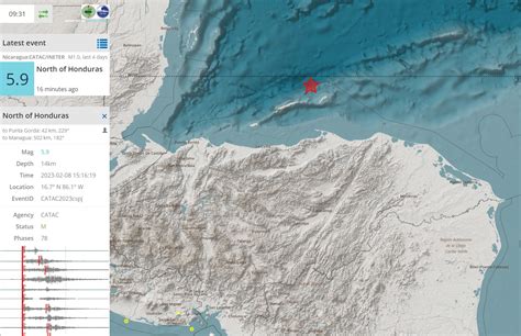 Sismo en Honduras se percibe en varios países