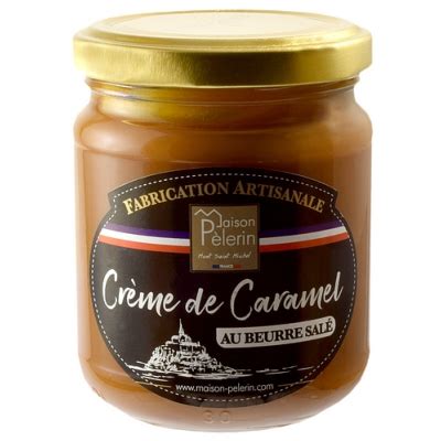 Crème de caramel au beurre salé 220g Maison Pèlerin