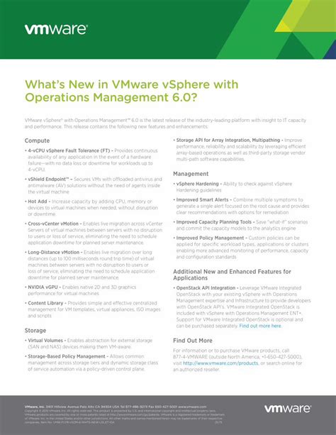 PDF Whats New In VSphere With Operations Management Whats New In