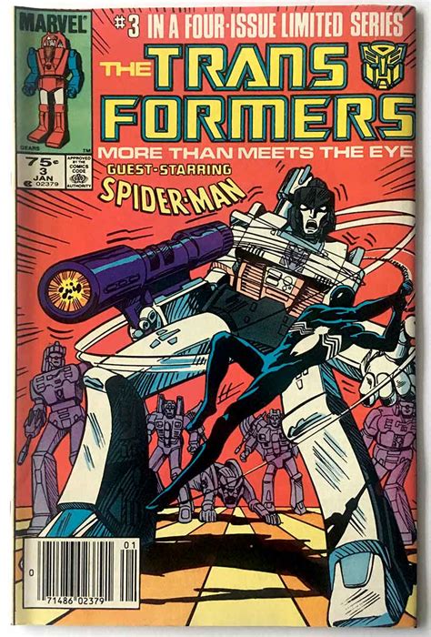 Transformers # 3 Early Venom Symbiote Spider-Man Appearance - Brooklyn ...