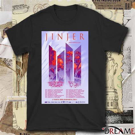 Poster Jinjer North America 2024 T Shirt Walmart