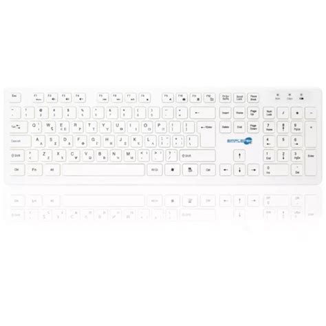 KIT SOURIS ET Clavier Sans Fil Layout Grec Gr Greek Blanc Blanche Kit