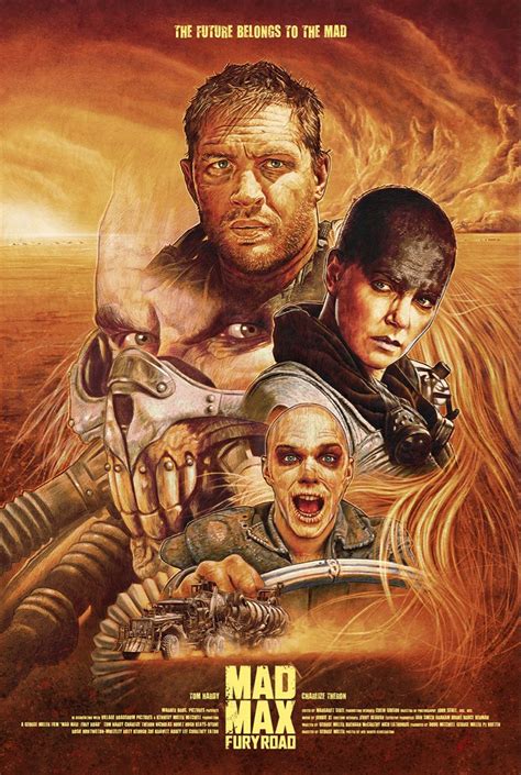 Mad Max Fury Road Mad Max Movie Poster Insane Movie Post Apocalyptic