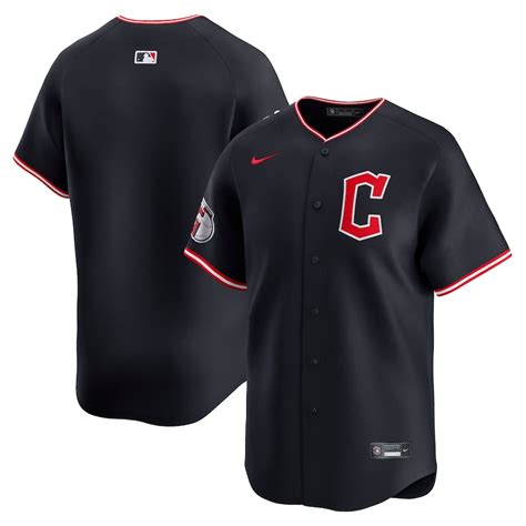 mens cleveland guardians nike cobalt alternate limited jersey