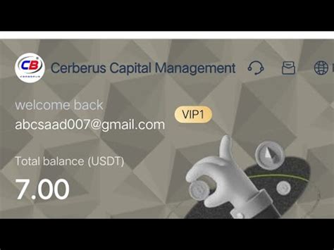 Cerberus Vip Best Investment App Live Withdraw Proof Usdt