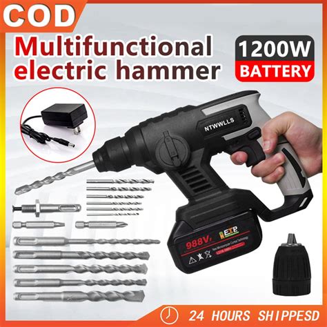 COD Cordless Electric Rotary Hammer Drill Chipping Gun Chipping Hammer